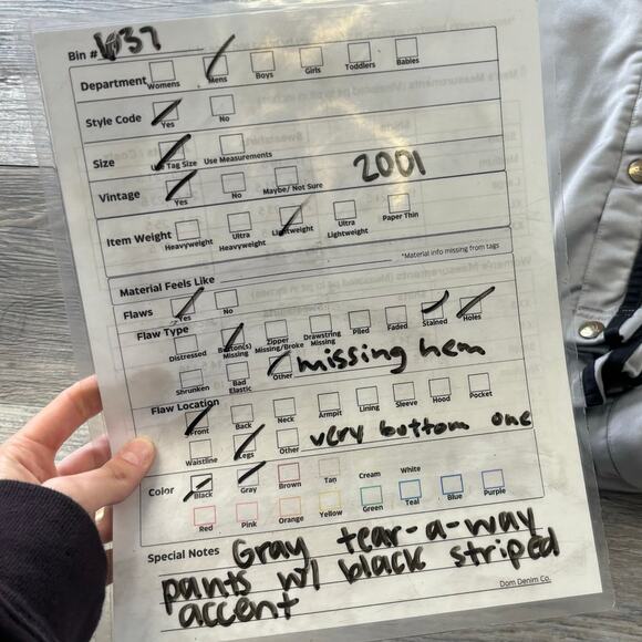 Vintage Y2K Adidas Gray Black 3 Striped Mens L‎ Break Away Track Pants Tear Away - Picture 10 of 13